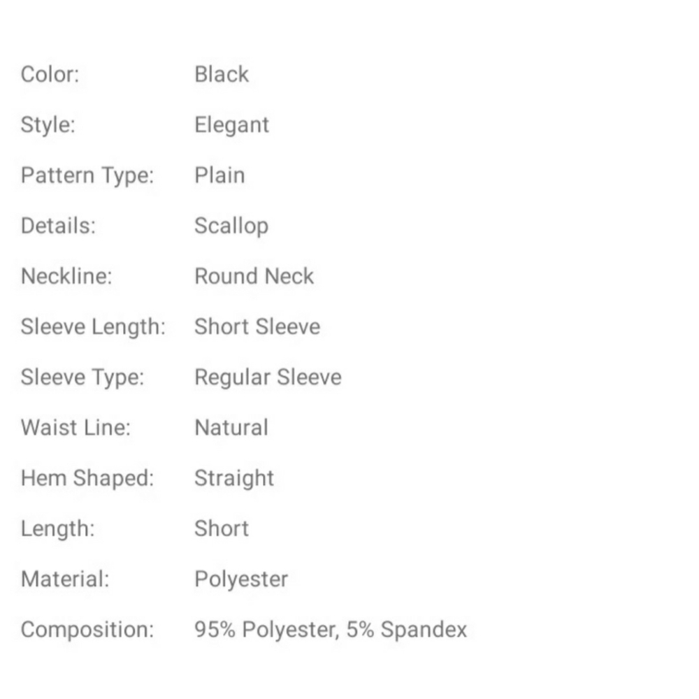 #5 Brand New Plus Black Tunic Dress - Picture 2 of 3